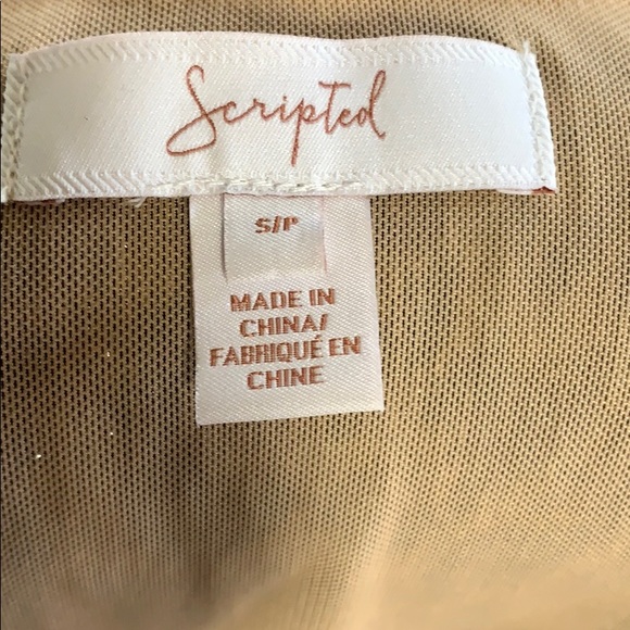 From Saks SCRIPTED bodysuit 🌟perfect 🌟 - Picture 9 of 12